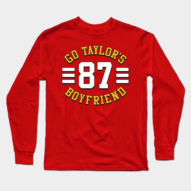 Go Taylor's Boyfriend Long Sleeve T-Shirt by Tee Cult